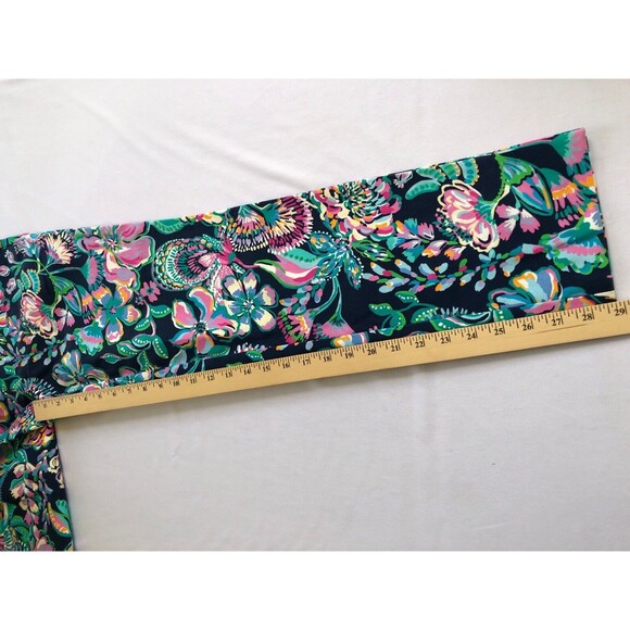 Lilly Pulitzer 4 High Tide Navy SHE'S GOT SOL KELLY STRETCH PANTS Ankle NWT - Picture 7 of 11